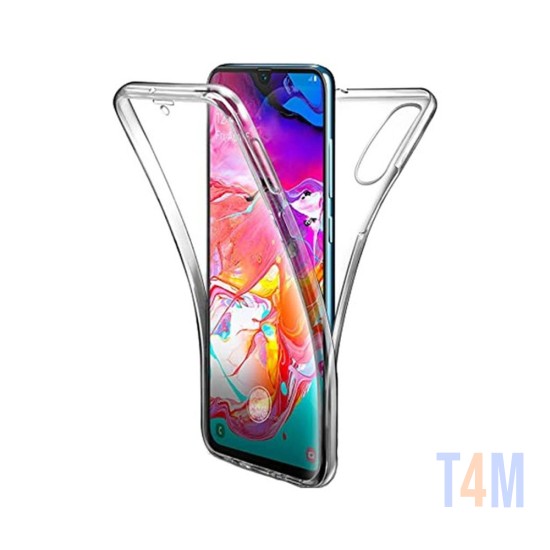 Funda de Silicona 360º para Samsung Galaxy A70 Transparente